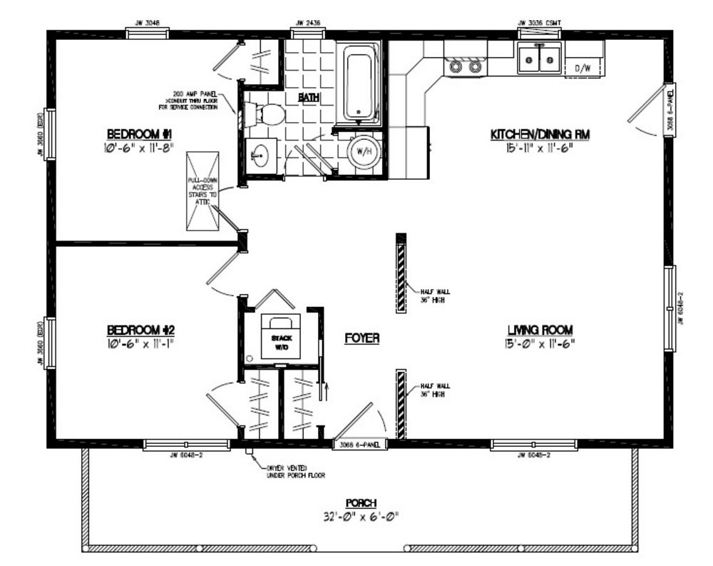 24X36 Floor Plans