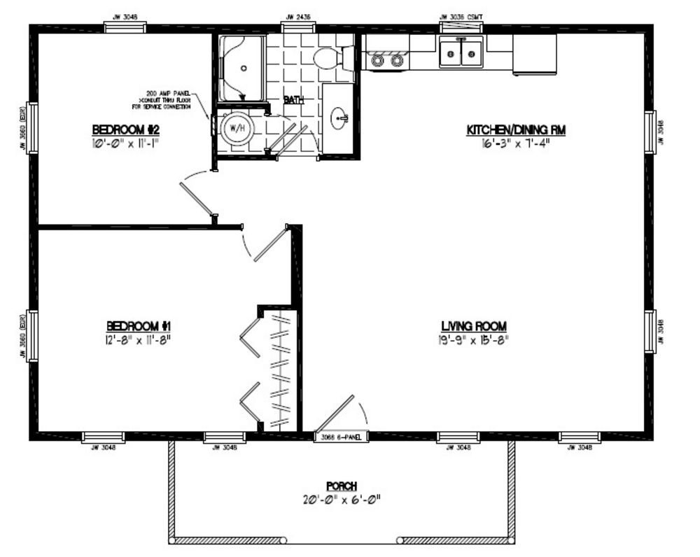 Certified Floor Plan Pioneer Floor Plan 24PR1202 24