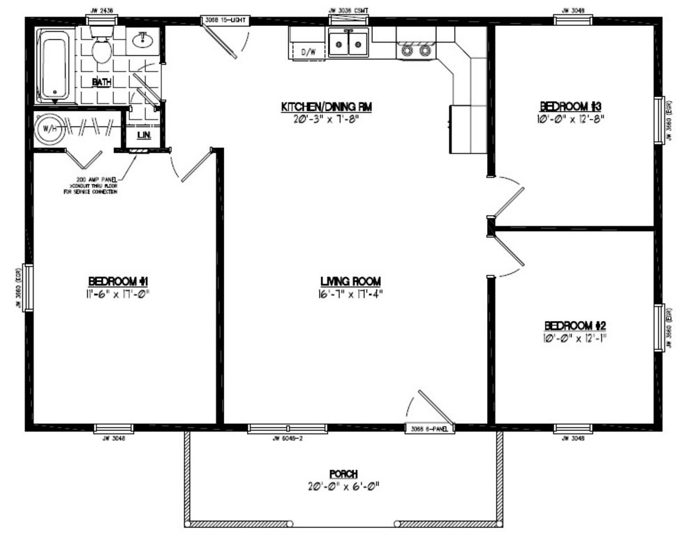 Certified Floor Plan Pioneer Floor Plan 26PR1203 26