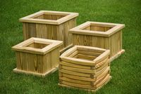 Outdoor Furniture - Wood Planters