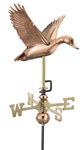 Copper Weathervane - Flying Duck