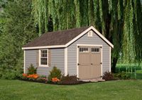 Shed - New England Cape Shed - 12 x 14