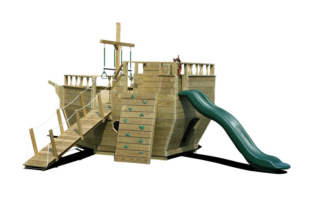 Wooden Playground Equipment | Wooden Play Yard Structures
