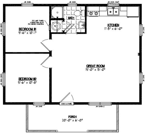 Pioneer Floor Plan #22PR1201
