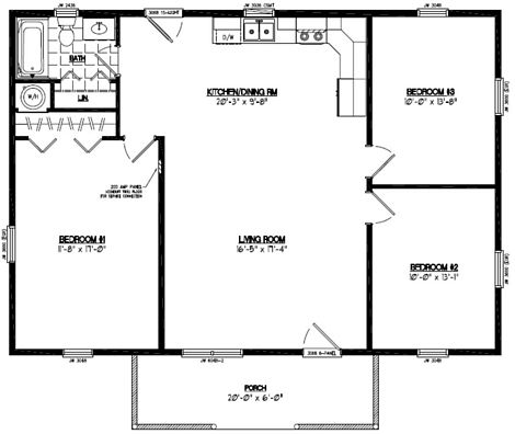 Pioneer Floor Plan #28PR1203