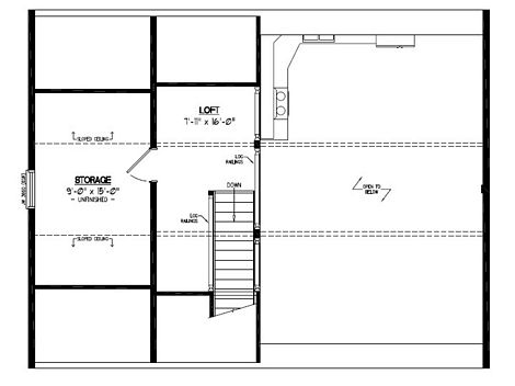 Certified Floor Plan - Mountaineer Deluxe Upstairs Floor Plan - #28MD1402 - 28 x 36