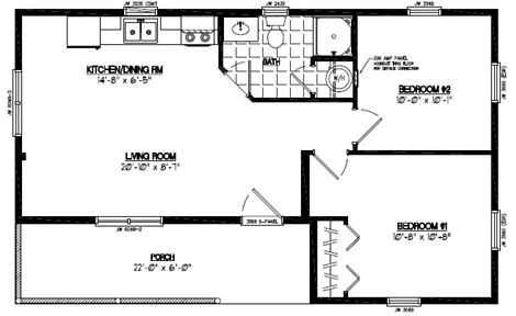 Frontier Floor Plan #22FR601