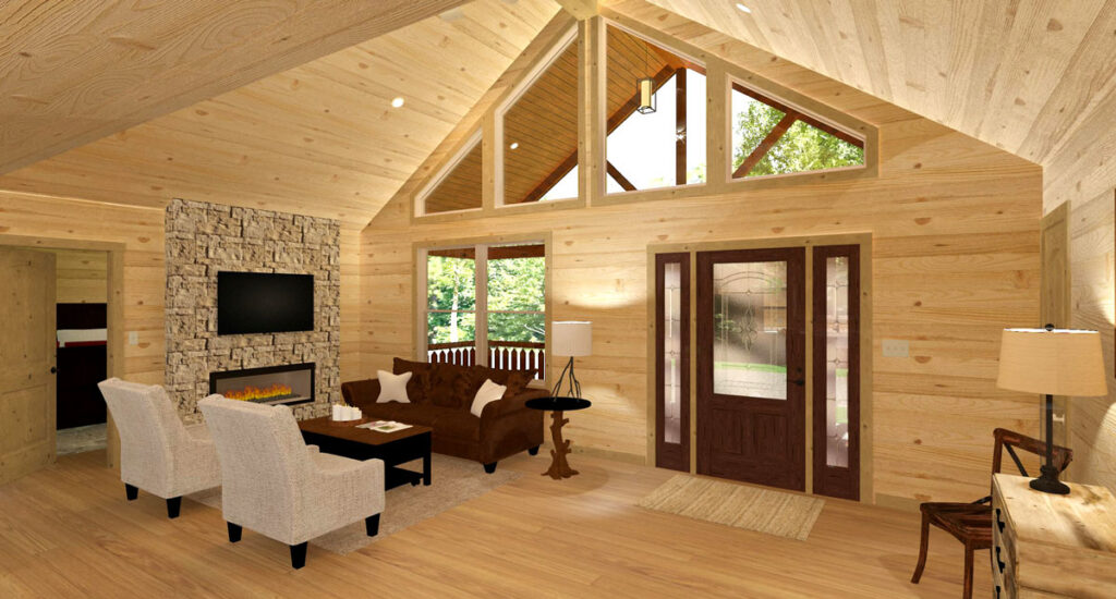 Cozy Cabins - Alpine - Interior Great Room